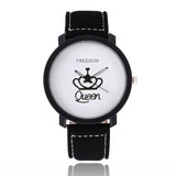 montres en cuir KING QUEEN - Elyo Store Official