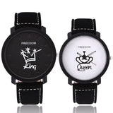 montres en cuir KING QUEEN - Elyo Store Official