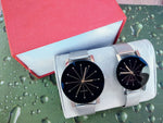 Montre Couple  En Acier Inoxydable - Elyo Store Official